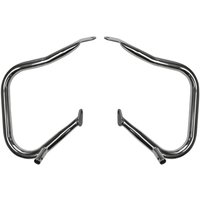 Image of 0506-0789 - Drag Specialties Big Buffalo Saddlebag Bars For Harley Davidson FLHR 1690 Rear - Chrome