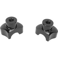 Image of 241617 - Drag Specialties Forged Aluminium Handlebar Riser 43.2 mm Rise - Black