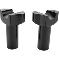 Image of 241611 - Drag Specialties Forged Aluminium Handlebar Riser 88.9 mm Rise - Black