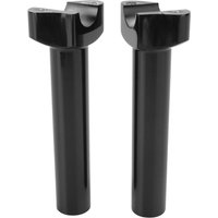 Image of 241614 - Drag Specialties Forged Aluminium Handlebar Riser 16.5 cm Rise - Black