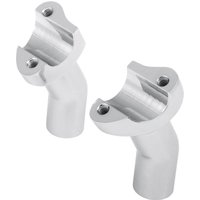 Image of 241600 - Drag Specialties Forged Aluminium Handlebar Riser 88.9 mm Rise - Chrome