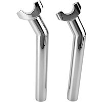 Image of 241604 - Drag Specialties Forged Aluminium Handlebar Riser 21.5 cm Rise - Chrome