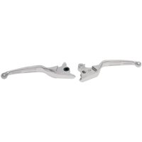 H07-0587 - Drag Specialties Slotted Wide Blade Lever Set For Harley Davidson FLHR 1584 2008 - Chrome