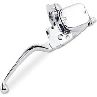 Image of H07-0748-1 - Drag Specialties Front Brake Master Cylinder Assembly For Harley Davidson FLD 1690 2012-2013 - Chrome