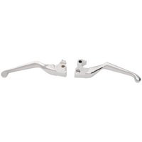 Image of H07-0592 - Drag Specialties Wide Blade Lever Set For Harley Davidson XL 1200 C 2014-2020 - Chrome