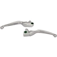 Image of H07-0604 - Drag Specialties Slotted Wide Blade Lever Set For Harley Davidson FLHTCUTG 1750 2017-2018 - Chrome