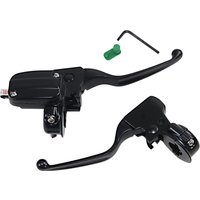 Image of H07-0780MB-A - Drag Specialties Levers And Control Kit For Harley Davidson FLHR 1584 2008 - Black
