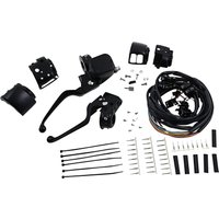 H07-0748AKMB - Drag Specialties Handlebar Control Kit For Harley Davidson FLHR 1340 1996-1998 - Black