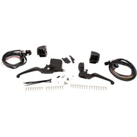 H07-0751AKMB - Drag Specialties Handlebar Control Kit For Harley Davidson FLHR 1340 1996-1998 - Black