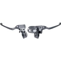 Image of H07-0809C-A - Drag Specialties Handlebar Control Kit For Harley Davidson FLH 1868 2021 - Chrome