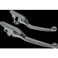 H07-0730N - Drag Specialties Narrow Lever Set For Harley Davidson FLH 1868 2021 - Chrome