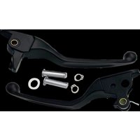H07-0730NMB - Drag Specialties Narrow Lever Set For Harley Davidson FLH 1868 2021 - Black