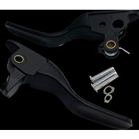 H07-0730SMB - Drag Specialties Short Lever Set For Harley Davidson FLH 1868 2021 - Black
