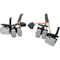 Image of H18-0335C - Drag Specialties Handlebar Switch Kit For Harley Davidson FLD 1690 2012-2013 - Chrome