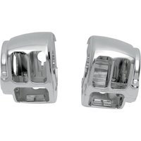 H07-0771A-LB - Drag Specialties Handlebar Switch Housing Kit For Harley Davidson FLD 1690 2012-2013 Left/Lower - Chrome