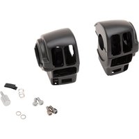 H07-0783MB - Drag Specialties Handlebar Switch Housing Kit For Harley Davidson FLHT 1584 2008 - Black
