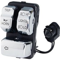 78591 - Drag Specialties Can Bus Handlebar Control Module For Harley Davidson FLD 1690 2012-2013 Left - Chrome