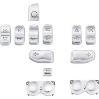 H18-0356CO-C - Drag Specialties Switch Cap Kit For Harley Davidson FLH 1868 2021 - Chrome