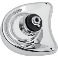 77302 - Drag Specialties Fairing Mount Mirror For Harley Davidson FLHR 1340 1996-1998 - Chrome/Silver