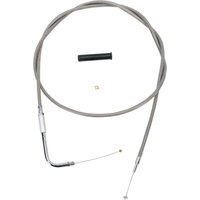 5332154B - Drag Specialties Stainless Braided Throttle Cable For Harley Davidson FLD 1690 2012-2013 137 cm (54") - Silver/Unfinished