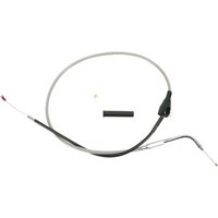 5343500B - Drag Specialties Stainless Steel Braided Idle Cable For Harley Davidson FLHRS 1450 105.5 cm (41-1/2") - Silver/Unfinished