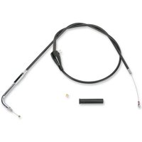 Image of 4343204B - Drag Specialties Vinyl Idle Cable For Harley Davidson FLHR 1450 2002-2003 122 cm (48") - Black