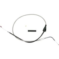 5343600B - Drag Specialties Stainless Steel Braided Idle Cable For Harley Davidson XL 1200 C 2007-2020 76 cm (30") - Silver/Unfinished