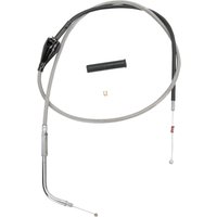 5343144B - Drag Specialties Braided Idle Cable For Harley Davidson FLHR 1340 1994-1995 112 cm (44") - Silver/Unfinished
