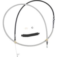 Image of 5322412HE - Drag Specialties Clutch Cable For Harley Davidson FLHR 1584 2008 188 cm (74") - Chrome