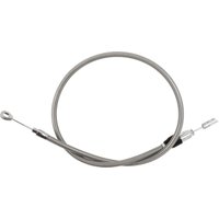 Image of 5323408HE - Drag Specialties Quick Connect Clutch Cable For Harley Davidson FLFB 1750 2018-2020 106.5 cm (42") - Chrome/Silver