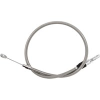 Image of 5323401HE - Drag Specialties Quick Connect Clutch Cable For Harley Davidson FLHC 1750 2018-2022 89 cm (35") - Chrome/Silver