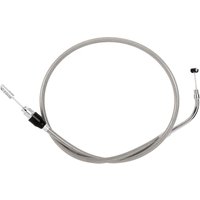 Image of 5323906HE - Drag Specialties Quick Connect Clutch Cable For Harley Davidson FLTRK 1868 2024 127 cm (50") - Chrome/Silver