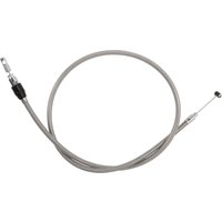 Image of 5323808HE - Drag Specialties Quick Connect Clutch Cable For Harley Davidson FLHX 1923 2024 132 cm (52") - Chrome/Silver