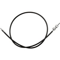 Image of 4390500B - Drag Specialties Front-Wheel Drive Speedometer Cable For Harley Davidson FLST 1340 1987 - Black