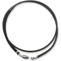51400-BLK - Drag Specialties Stainless Steel Hydraulic Clutch Hose For Harley Davidson FLHRSE5 1800 2013 178 cm - Vinyl-Coat Black