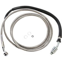 514010 - Drag Specialties Stainless Steel Hydraulic Clutch Hose For Harley Davidson FLHRSE5 1800 2013 203.5 cm - Clear-Coat
