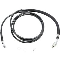 514012-BLK - Drag Specialties Stainless Steel Hydraulic Clutch Hose For Harley Davidson FLHRSE5 1800 2013 208.5 cm - Vinyl-Coat Black