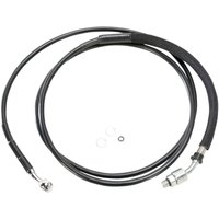 514008-BLK - Drag Specialties Stainless Steel Hydraulic Clutch Hose For Harley Davidson FLHRSE5 1800 2013 198.5 cm - Vinyl-Coat Black