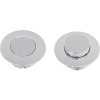 T03-0336-A - Drag Specialties 69.9 mm (2-3/4") Pop-Up Fuel Cap For Harley Davidson FLD 1690 2012-2013 - Chrome