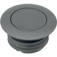 Image of 03-328B-A - Drag Specialties Pop-Up Fuel Cap For Harley Davidson FLH 1340 1982-1984 - Black/Wrinkle
