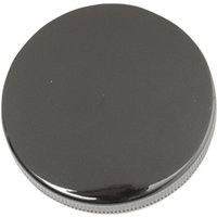 012760 - Drag Specialties Original-Style Fuel Cap For Harley Davidson FL 1200 1971-1972 - Black/Gloss