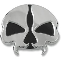 78048 - Drag Specialties Split Skull Fuel Cap For Harley Davidson FLHR 1340 1996-1998 - Chrome