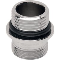 Image of 22-0043 - Drag Specialties Petcock Adapter For Harley Davidson FLHR 1450 2003 - Black/Chrome