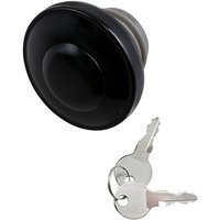 03-0320AB-A - Drag Specialties Screw-In Locking Fuel Cap For Harley Davidson FLD 1690 2012-2013 - Black
