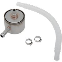 T03-0076NU - Drag Specialties Fuel Filter Kit For Harley Davidson FLHR 1584 2007 - Silver/White