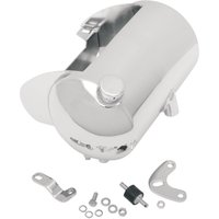 241320 - Drag Specialties Custom Oil Tank For Harley Davidson FLST 1340 1987-1990 - Chrome