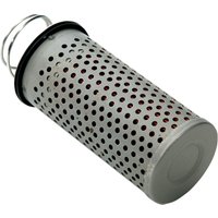 14-0002 - Drag Specialties Drop-In Oil Filter For Harley Davidson XL 900 1957-1959 - Black/Silver