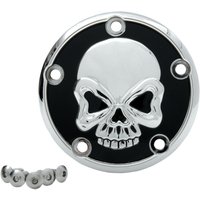 301711 - Drag Specialties Skull Points Cover For Harley Davidson FLD 1690 2012-2013 - Chrome Black