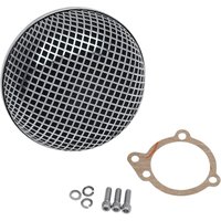 14-0110CV - Drag Specialties "Bob" Retro-Style Air Cleaner Kit For Harley Davidson FLD 1690 2012-2013 - Chrome