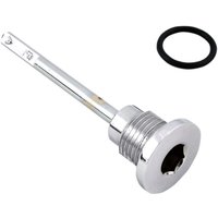 77742 - Drag Specialties Transmission Oil Dipstick For Harley Davidson FLHR 1340 1994-1998 - Chrome